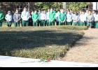 Hundreds of Bishop England students gathered in the school’s courtyard last week to pay tribute to the victims of the Parkland, Florida shooting and to lift up prayers.