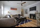 Just a pup enjoying his newly renovated living room by Southeastern Custom Homes!